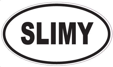 SLIMY - Oval Magnet