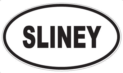 SLINEY - Oval Sticker