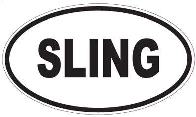 SLING - Oval Magnet
