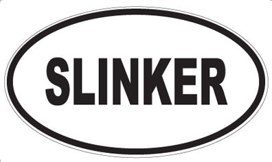 SLINKER - Oval Sticker