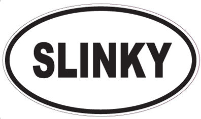 SLINKY - Oval Sticker