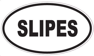 SLIPES - Oval Sticker