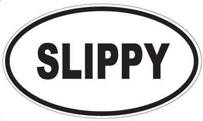 SLIPPY - Oval Sticker