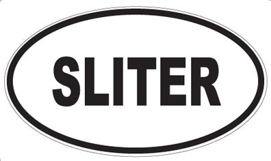 SLITER - Oval Sticker