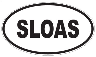 SLOAS - Oval Magnet