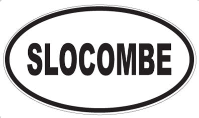 SLOCOMBE - Oval Sticker