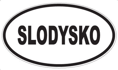 SLODYSKO - Oval Magnet
