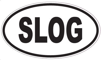SLOG - Oval Sticker