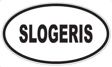 SLOGERIS - Oval Magnet