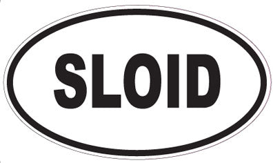 SLOID - Oval Sticker