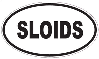 SLOIDS - Oval Sticker