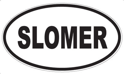 SLOMER - Oval Magnet