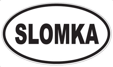 SLOMKA - Oval Sticker