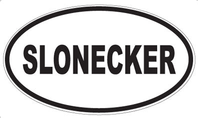 SLONECKER - Oval Magnet