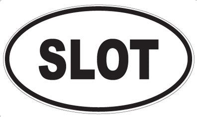 SLOT - Oval Sticker