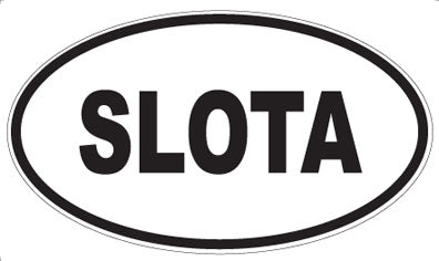 SLOTA - Oval Sticker