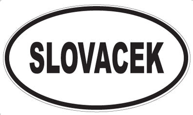 SLOVACEK - Oval Magnet