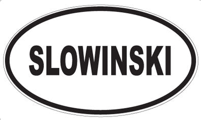 SLOWINSKI - Oval Magnet