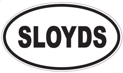 SLOYDS - Oval Sticker