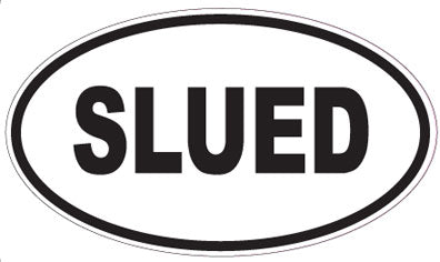 SLUED - Oval Magnet