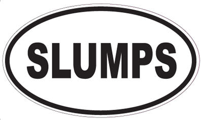 SLUMPS - Oval Sticker