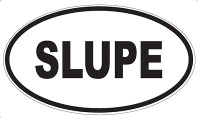 SLUPE - Oval Sticker