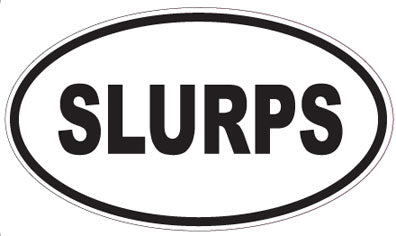 SLURPS - Oval Sticker