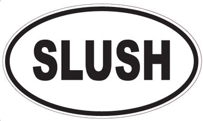 SLUSH - Oval Magnet