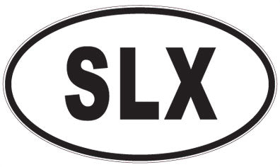 SLX - 3 Letter Initials Oval Magnet