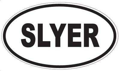 SLYER - Oval Magnet