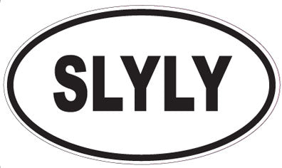 SLYLY - Oval Sticker