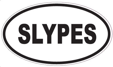 SLYPES - Oval Sticker