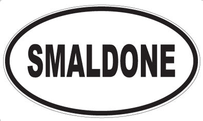 SMALDONE - Oval Magnet