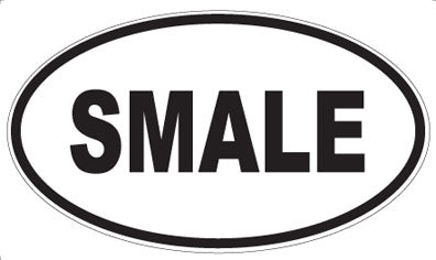SMALE - Oval Magnet