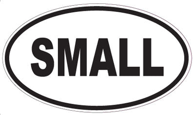 SMALL - Oval Sticker