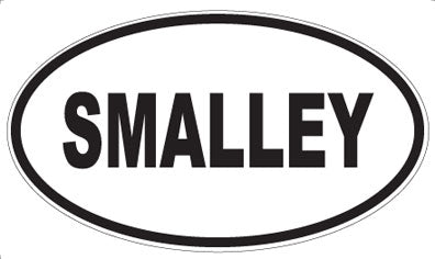 SMALLEY - Oval Sticker