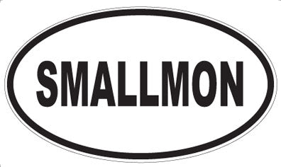 SMALLMON - Oval Sticker
