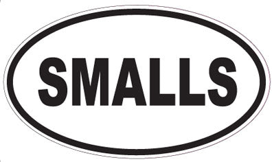 SMALLS - Oval Sticker
