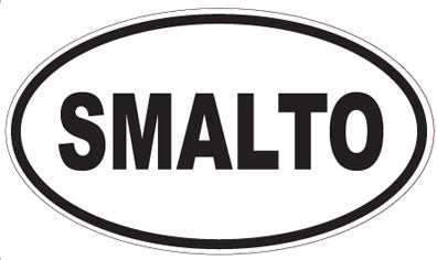 SMALTO - Oval Sticker