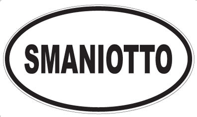 SMANIOTTO - Oval Magnet