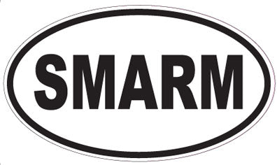 SMARM - Oval Sticker