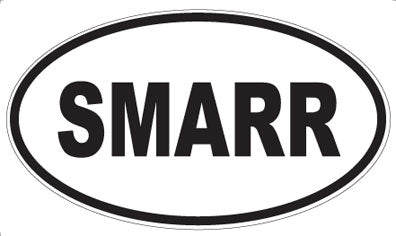 SMARR - Oval Sticker