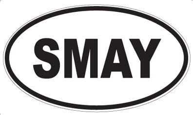 SMAY - Oval Sticker