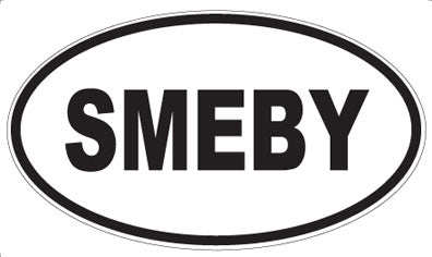 SMEBY - Oval Sticker