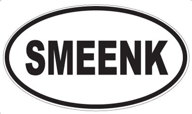 SMEENK - Oval Sticker