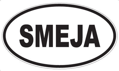 SMEJA - Oval Sticker
