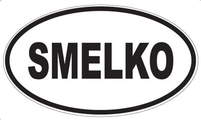 SMELKO - Oval Magnet