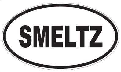 SMELTZ - Oval Sticker