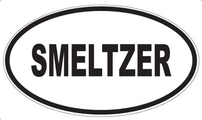 SMELTZER - Oval Magnet