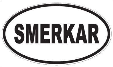 SMERKAR - Oval Magnet